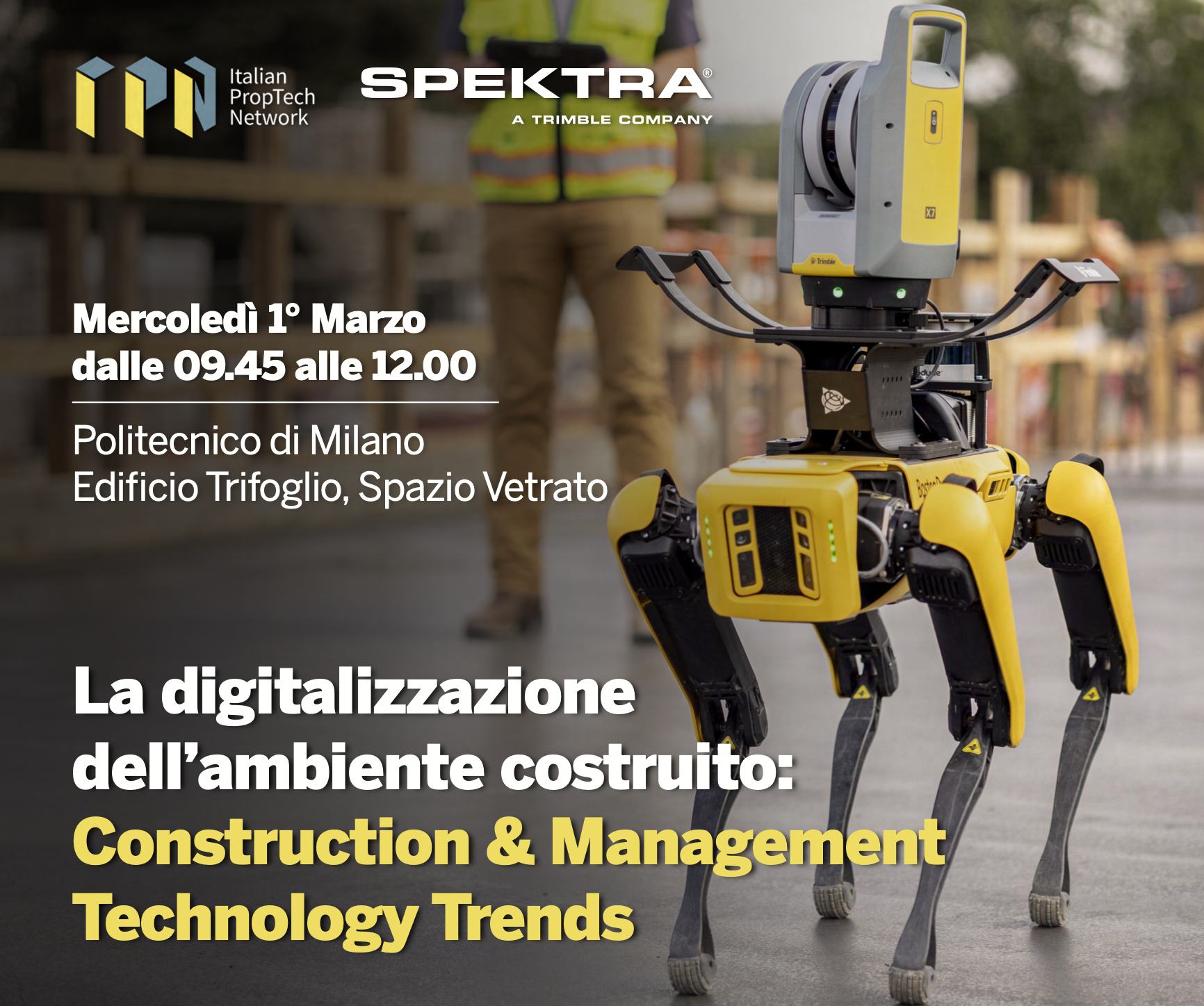 Evento organizzato con Spektra (Trimble Company)