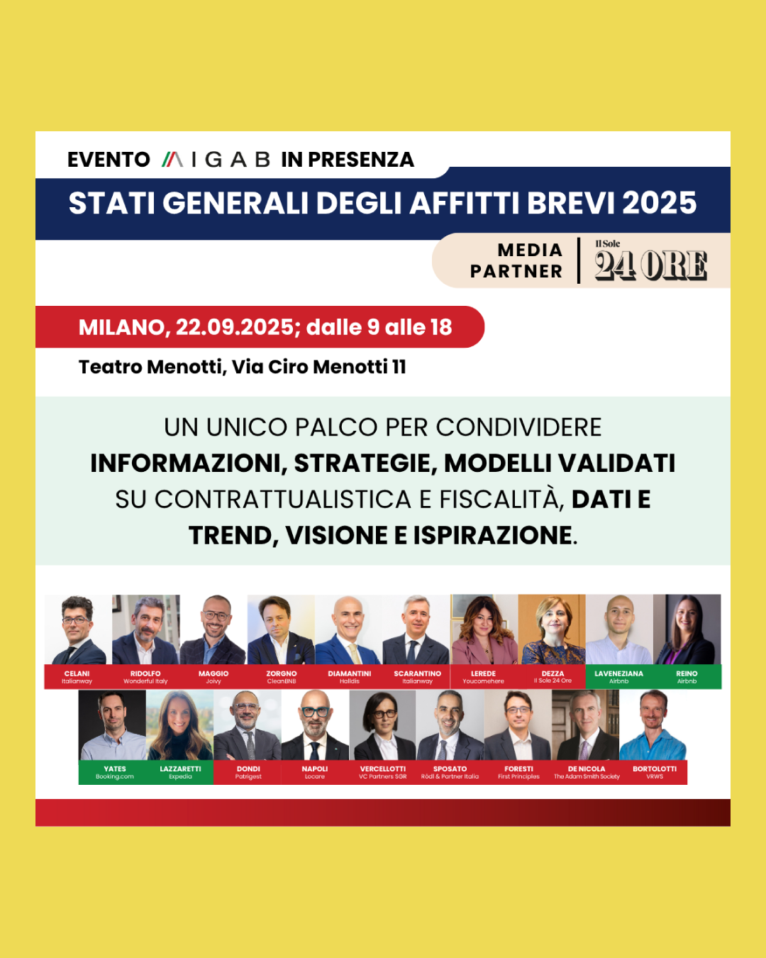Evento AIGAB – STATI GENERALI DEGLI AFFITTI BREVI 2025